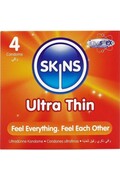Skins Ultra Thin 4-Pack: Ultra Thin Condoms for Maximum Intimacy and Protection