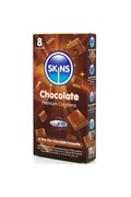 Skins Condom al Cioccolato - Pacchetto da 8 | Protezione Premium con Sapore
