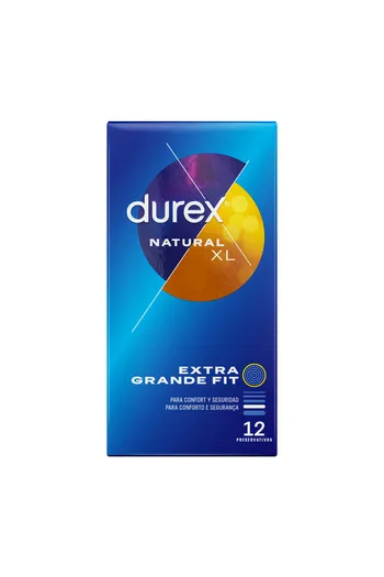 Durex Natural XL - Extra Large Condoms for Maximum Comfort | Durex