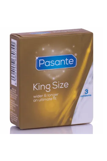 Preservativi King Size - Più Largo e Lungo per Maggiore Comfort | Confezione da 3