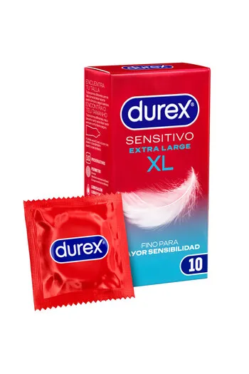 Durex Sensitivo XL: Extra Large Thin Condoms for Maximum Sensitivity & Protection