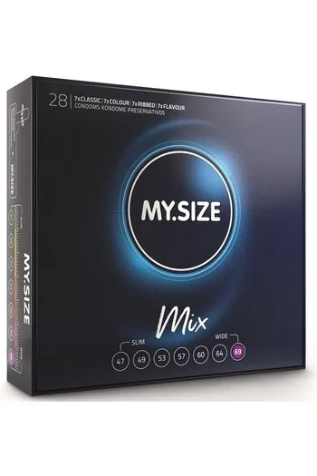 MY.SIZE Condoms - Variety, Comfort & Sustainability | 28 Pack
