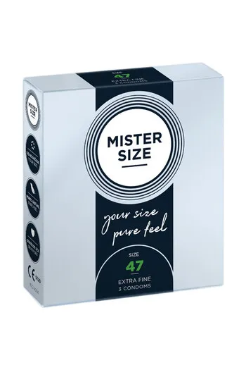 MISTER SIZE 47: Il preservativo perfetto per pene sottile | Sensazioni intense