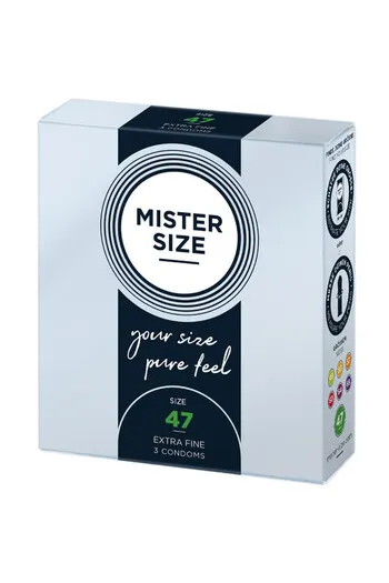 MISTER SIZE 47: Il preservativo perfetto per pene sottile | Sensazioni intense