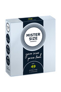 MISTER SIZE 49 - Preservativo Ultra Sottile per Sensibilità Massima | Taglia 49mm