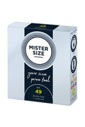 MISTER SIZE 49 - Preservativo Ultra Sottile per Sensibilità Massima | Taglia 49mm