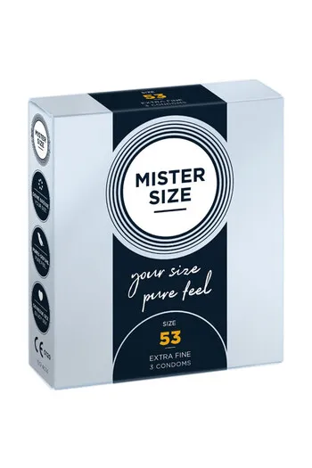 MISTER SIZE 53 - Preservativi su misura per un sesso intenso e sicuro