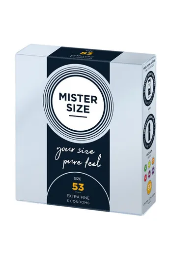 MISTER SIZE 53 - Preservativi su misura per un sesso intenso e sicuro
