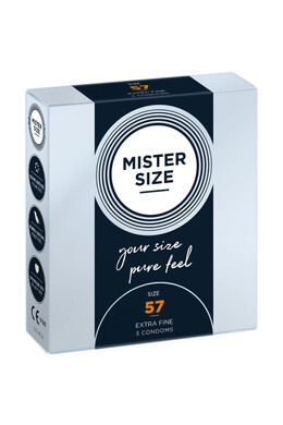 MISTER SIZE 57: Custom-Fit Condom for Ultimate Comfort and Safety