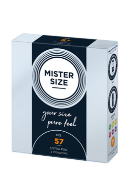 MISTER SIZE 57: Custom-Fit Condom for Ultimate Comfort and Safety