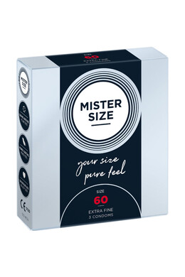 MISTER SIZE 60: Ultra-Thin Condoms with Perfect Fit for Maximum Pleasure