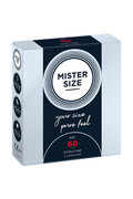 MISTER SIZE 60: Ultra-Thin Condoms with Perfect Fit for Maximum Pleasure