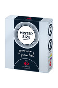MISTER SIZE 60: Preservativi Ultra Sottili con Adattamento Perfetto per Massimo Piacere