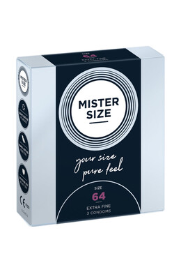 MISTER SIZE 64: Personalized Fit Condom for Maximum Pleasure and Safety