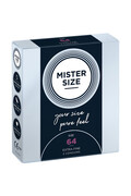 MISTER SIZE 64: Personalized Fit Condom for Maximum Pleasure and Safety