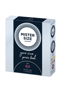 MISTER SIZE 64: Personalized Fit Condom for Maximum Pleasure and Safety