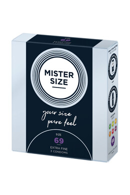MISTER SIZE 69: Custom-Fit Condom for Heavy Penis | Natural Experience