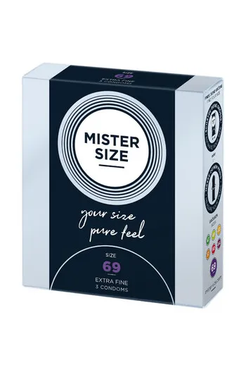 MISTER SIZE 69: Custom-Fit Condom for Heavy Penis | Natural Experience