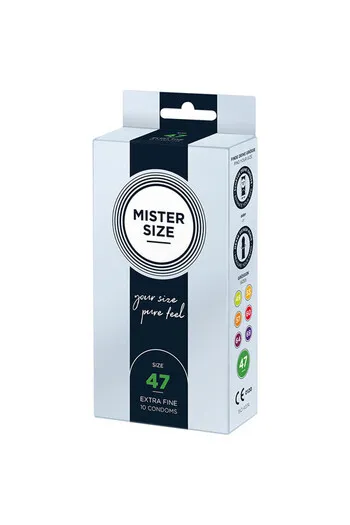 MISTER SIZE 47: Ultra-Thin Condom for Enhanced Sensitivity and Safety