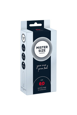 MISTER SIZE 60: Preservativi su misura per un comfort e sicurezza ottimali