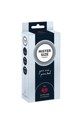 MISTER SIZE 60: Custom-fit condoms for ultimate comfort and safety