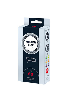 MISTER SIZE 60: Preservativi su misura per un comfort e sicurezza ottimali