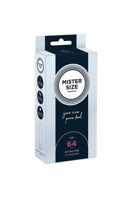 MISTER SIZE 64 - Personal Size Condom for Maximum Pleasure & Safety