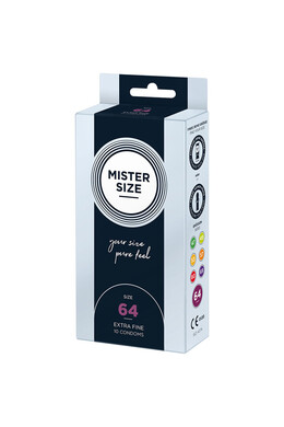 MISTER SIZE 64 - Personal Size Condom for Maximum Pleasure & Safety