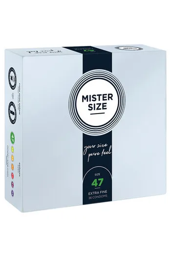 MISTER SIZE 47: The Custom-Fit Condom for Ultimate Sensitivity