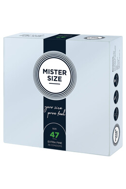 MISTER SIZE 47: The Custom-Fit Condom for Ultimate Sensitivity