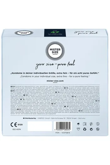 MISTER SIZE 47: The Custom-Fit Condom for Ultimate Sensitivity