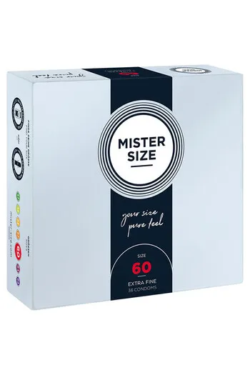 MISTER SIZE 60: Preservativi su misura per massimo comfort e sicurezza