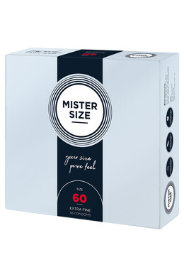MISTER SIZE 60: Custom-fit condoms for maximum comfort and safety