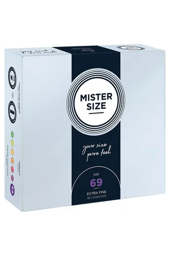 MISTER SIZE 69: Custom-Fit Condom for Heavy Penis - Intense Sexual Experience