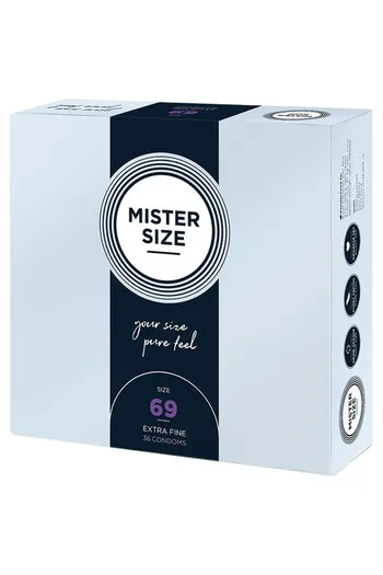 MISTER SIZE 69: Custom-Fit Condom for Heavy Penis - Intense Sexual Experience