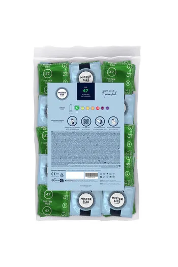 MISTER SIZE 47: Il preservativo su misura per massima sensibilità e comfort