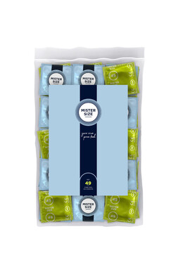 MISTER SIZE 49 - Ultra Thin Condom for Sensitive Penis | Individual Size
