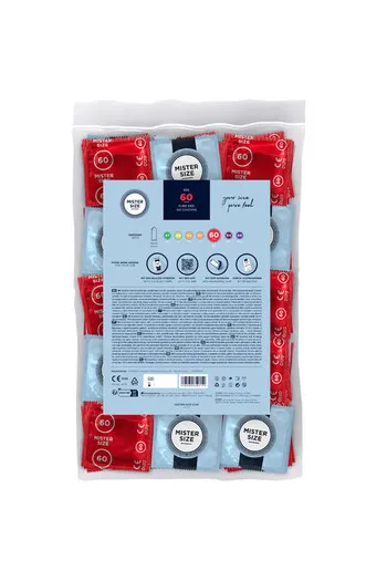 MISTER SIZE 60: Custom-Fit Condoms for Maximum Comfort and Safety
