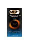 Durex Conexión Total - Preservativi Ultra Sottili Senza Lattice per Massima Sensibilità