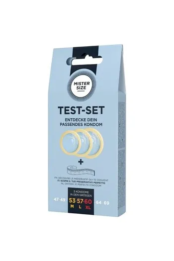 MISTER SIZE Kit Prova: Scopri la Tua Taglia di Preservativo Ideale