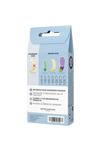 MISTER SIZE Kit Prova: Scopri la Tua Taglia di Preservativo Ideale