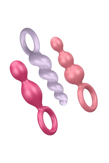 Set di 3 Plug Anali Satisfyer - 3 Dimensioni per 3 Sensazioni Diverse | Giocattoli Sessuali di Qualità