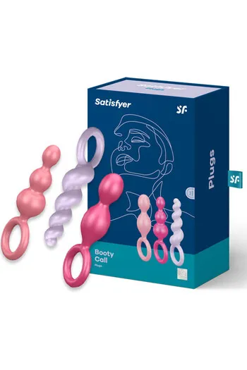 Set di 3 Plug Anali Satisfyer - 3 Dimensioni per 3 Sensazioni Diverse | Giocattoli Sessuali di Qualità
