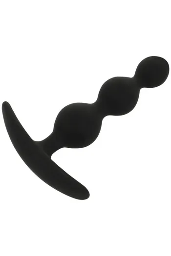 Black&Silver Rupert Anal Beads for Beginners and Experts
