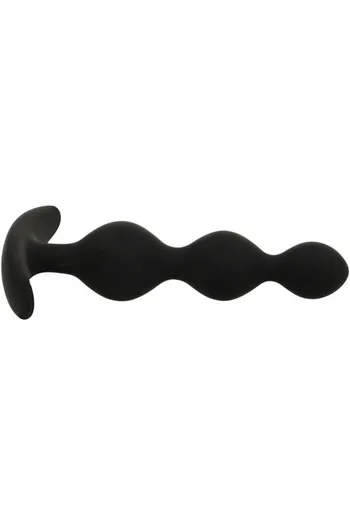 Black&Silver Rupert Anal Beads for Beginners and Experts