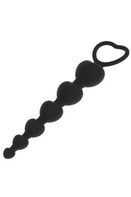 Black&Silver Milan Beads Anal Beads for Beginners