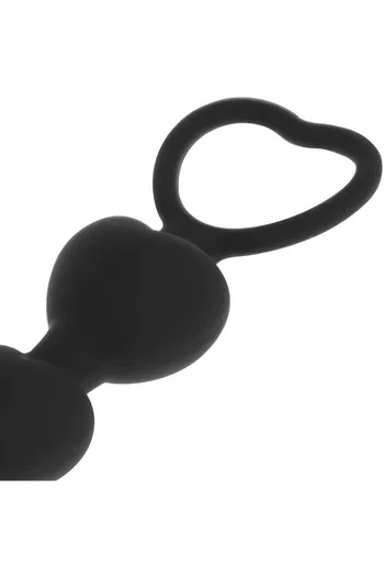 Black&Silver Milan Beads Anal Beads for Beginners