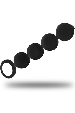 Black&Silver Lennon Anal Beads for Beginners and Experts