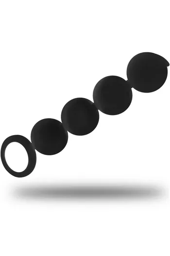 Black&Silver Lennon Anal Beads for Beginners and Experts
