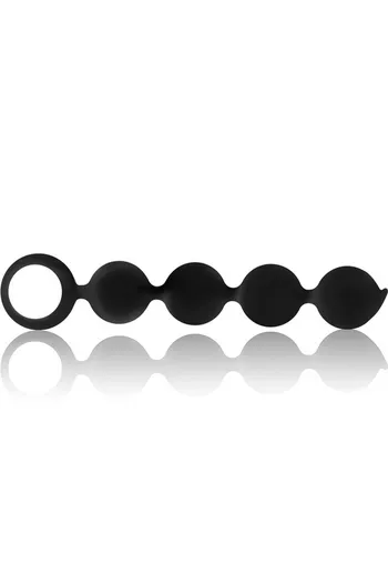 Black&Silver Lennon Anal Beads for Beginners and Experts